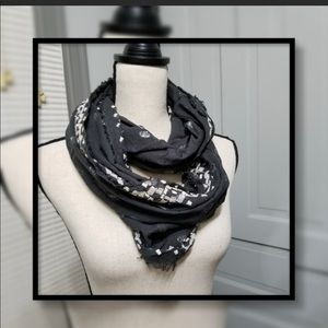 American Eagle Embroidered Infinity Scarf